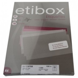 ETIQUETAS ADH.IMPR. ETIBOX...
