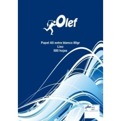 PAPEL A5 OLEF 80g 500h LISO...