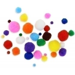 POM POM COLORES FIXO...