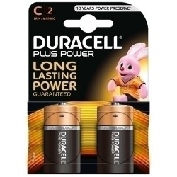 PILAS DURACELL C PLUS...