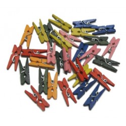 PINZAS SMART MADERA COLORES...