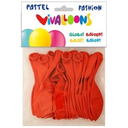 GLOBO FASHION PASTEL ROJO...