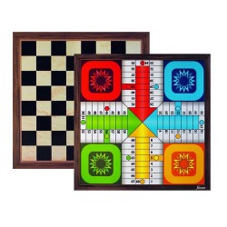 TABLERO PARCHIS 4 AJEDREZ...
