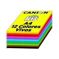 CARTULINA A4 IRIS 185g COL....