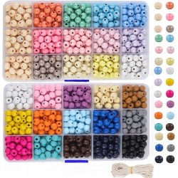 900 pcs cuentas de madera...