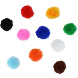 POM POM COLORES 5 cm. PACK 52
